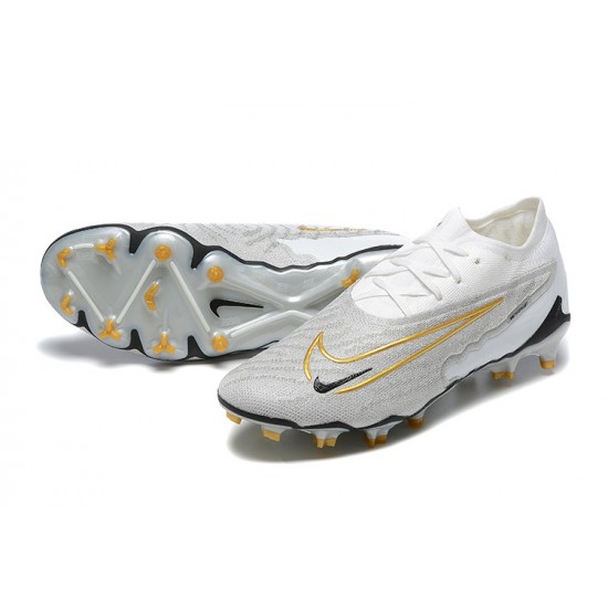 Nike Phantom GX Elite FG Grey White Women/Men Football Boots Nike Phantom GX Elite FG Grey White Women/Men Football Boots