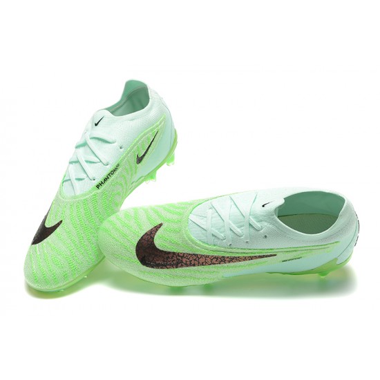 Nike Phantom GX Elite FG Light/Green Green Black Low Football Boots Men