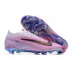 Nike Phantom GX Elite FG LightPurple Pink Black Low Football Boots Men