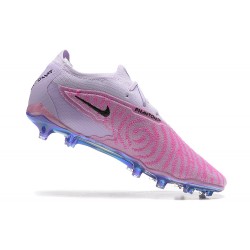 Nike Phantom GX Elite FG LightPurple Pink Black Low Football Boots Men