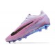 Nike Phantom GX Elite FG LightPurple Pink Black Low Football Boots Men