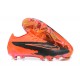 Nike Phantom GX Elite FG Orange Black Low Football Boots Men