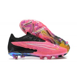 Nike Phantom GX Elite FG Pink Black Blue Low Football Boots Men