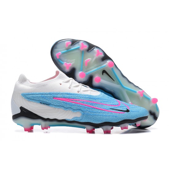 Nike Phantom GX Elite FG Pink Black Blue White Low Football Boots Men