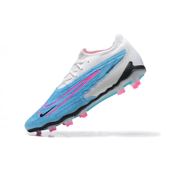 Nike Phantom GX Elite FG Pink Black Blue White Low Football Boots Men