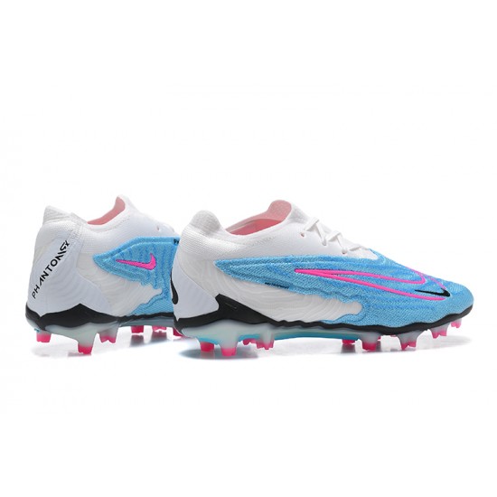 Nike Phantom GX Elite FG Pink Black Blue White Low Football Boots Men