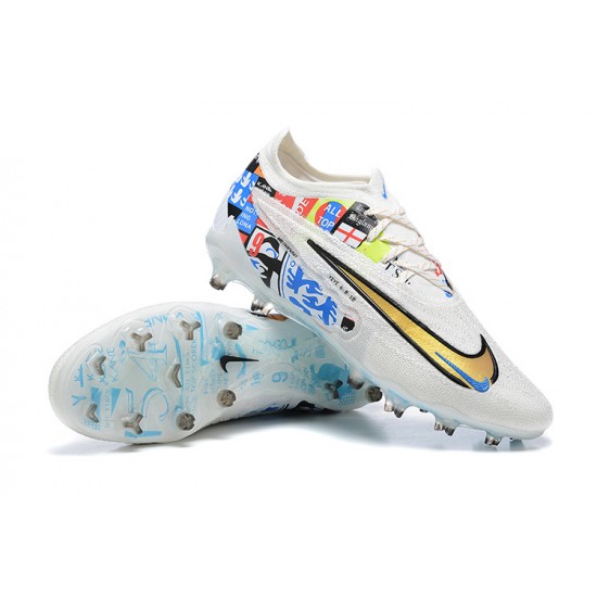 Nike Phantom GX Elite FG White Women/Men Football Boots