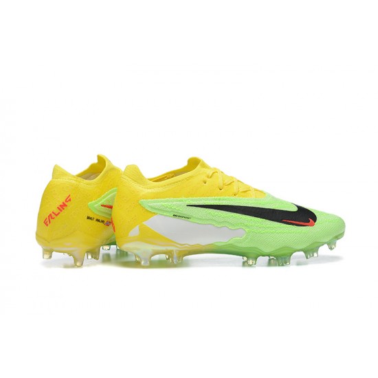 Nike Phantom GX Elite FG Yellow Green Women/Men Football Boots