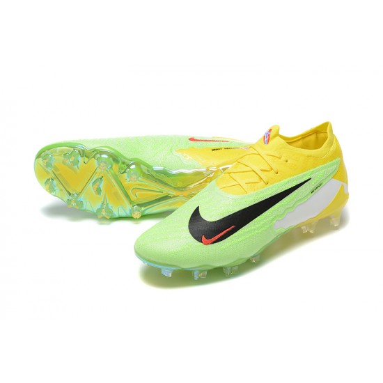Nike Phantom GX Elite FG Yellow Green Women/Men Football Boots