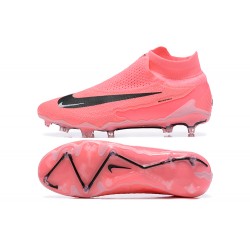 Nike Phantom GX Elite FG High Top Football Boots Pink Black For Men 