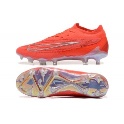 Nike Phantom GX Elite FG Low Football Boots Orange Silver For Men 