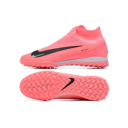 Nike Phantom GX Elite TF High Top Football Boots Pink Black For Men 