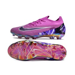 Nike Phantom GX Elite TF Low Football Boots Purple Black White For Men/Women