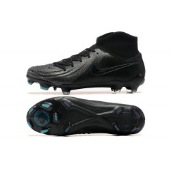 Nike Phantom Luna Elite FG High Top All Black Football Boots For Men 