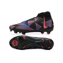 Nike Phantom Luna Elite FG High Top Black Pink Football Boots For Men 