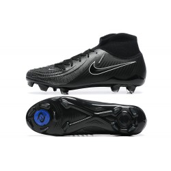 Nike Phantom Luna Elite FG High Top Black White Football Boots For Men 