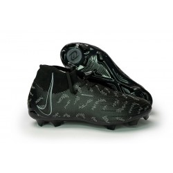 Nike Phantom Luna Elite FG High Top Black White Football Boots For Men/Women