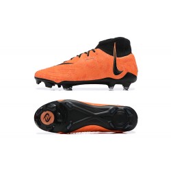 Nike Phantom Luna Elite FG High Top Orange Black Football Boots For Men 