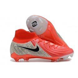 Nike Phantom Luna Elite FG High Top Football Boots Red Black Grey For Men 
