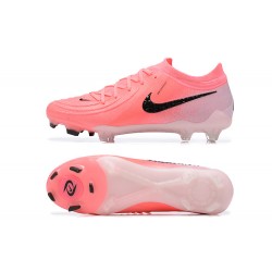 Nike Phantom Luna Elite FG Low Black Pink Football Boots For Men 