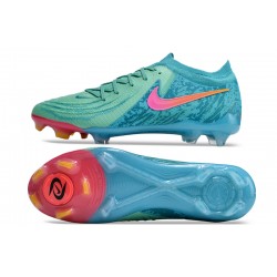 Nike Phantom Luna Elite FG Low Green Blue Football Boots For Men/Women