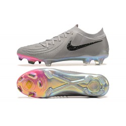 Nike Phantom Luna Elite FG Low Grey Black Football Boots For Men 