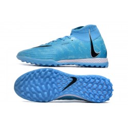 Nike Phantom Luna Elite TF High Top Blue Football Boots For Men/Women