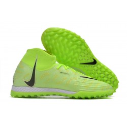 Nike Phantom Luna Elite TF High Top Green Black Football Boots For Men/Women
