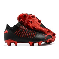 Puma Future Z 1 3 FG Instinct Black Red Low Men Football Boots