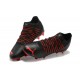 Puma Future Z 1 3 FG Instinct Black Red Low Men Football Boots