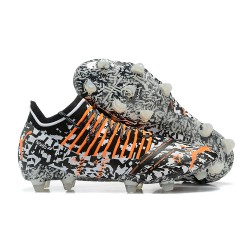 Puma Future Z 1 3 FG Instinct Orange White Black Low Men Football Boots