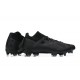 Puma Future Ultimate FG Black Gray Low Men Football Boots