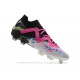 Puma Future Ultimate FG Black Pink Green White Blue Low Men Football Boots