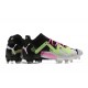 Puma Future Ultimate FG Black Pink Green White Blue Low Men Football Boots