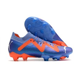 Puma Future Ultimate FG Low Blue Red For Women/Men Football Boots