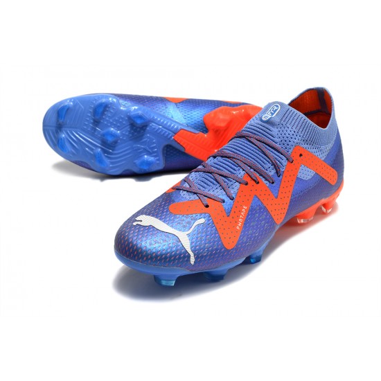 Puma Future Ultimate FG Low Blue Red For Women/Men Football Boots