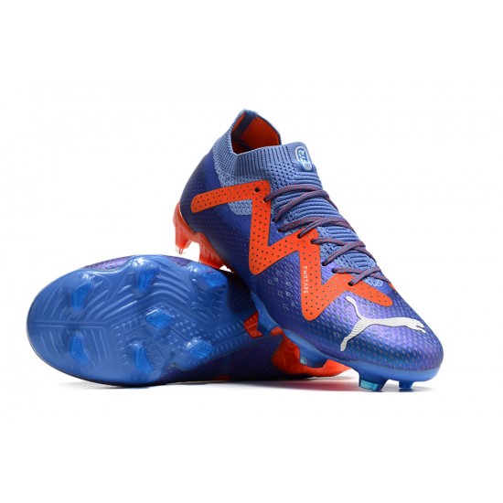 Puma Future Ultimate FG Low Blue Red For Women/Men Football Boots