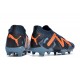 Puma Future Ultimate FG Low Dark Blue Orange For Women/Men Football Boots