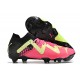 Puma Future Ultimate FG Low Green Black Pink For Women/Men Football Boots