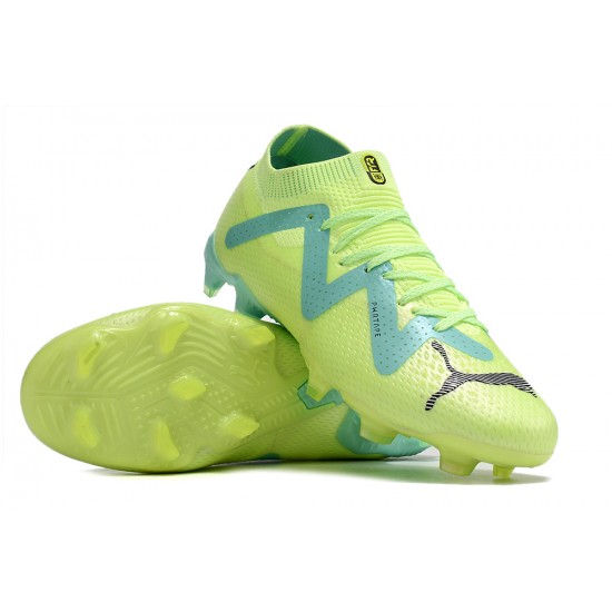 Puma Future Ultimate FG Low Green Turqoise For Women/Men Football Boots