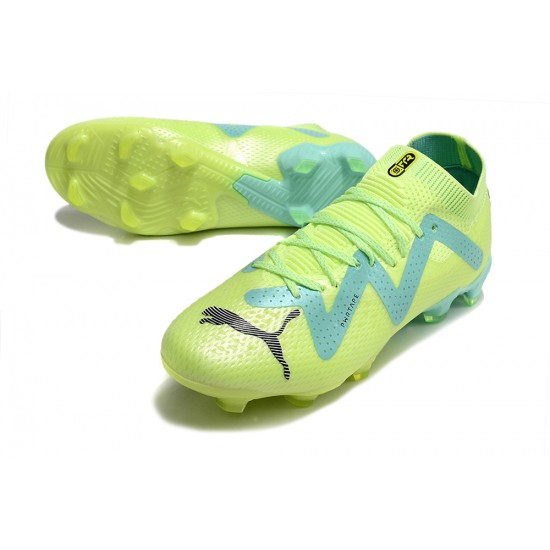 Puma Future Ultimate FG Low Green Turqoise For Women/Men Football Boots