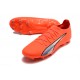 Puma Future Ultimate FG Low Red Grey Men Football Boots