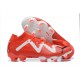 Puma Future Ultimate FG Low Red White Men Football Boots