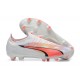 Puma Future Ultimate FG Low White Pink Men Football Boots