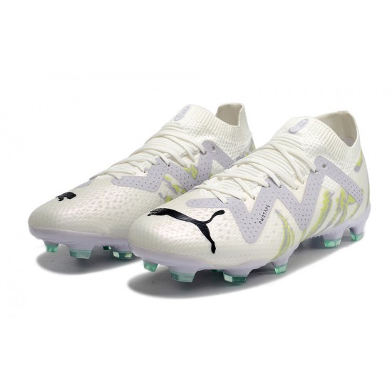 Puma Future Ultimate FG Low White Turqoise For Women/Men Football Boots