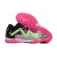 Puma Future Ultimate TF Low Pink Black Light Green Men Football Boots