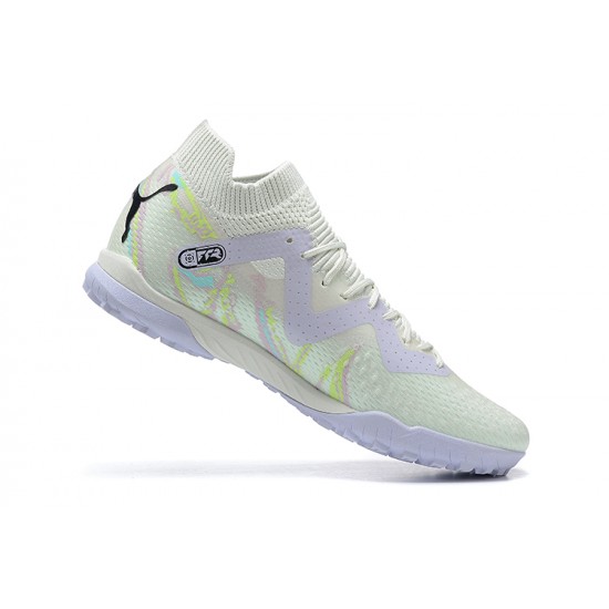 Puma Future Ultimate TF Low White Light Green Men Football Boots