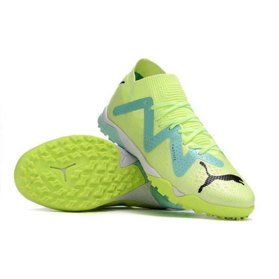 Puma Future X Powercat Tokyo Match TF Low Green Turqoise Men Football Boots