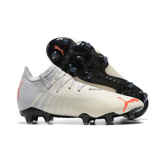 Puma Future Z 1 3 FG Instinct Khaki Orange Low Men Football Boots