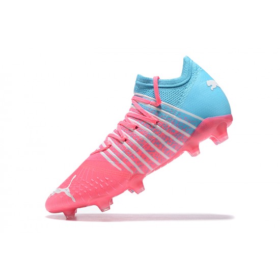 Puma Future Z 1 3 FG Instinct Pink Blue Low Men Football Boots